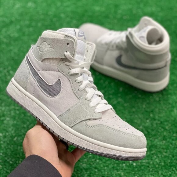 Nike Air Jordan 1 CMFT High Mens Basketball Shoes Gray DV1307-101 VNDS Size 7.5